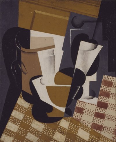 Krug und Glas von Juan Gris